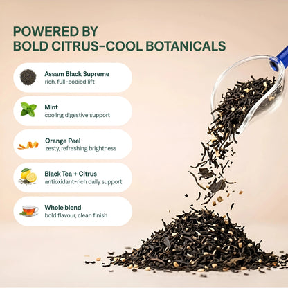 Chill Peel - Mint & Orange Peel Assam Black Tea Blend - Innofus