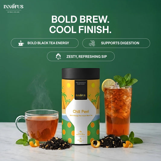 Chill Peel - Mint & Orange Peel Assam Black Tea Blend - Innofus