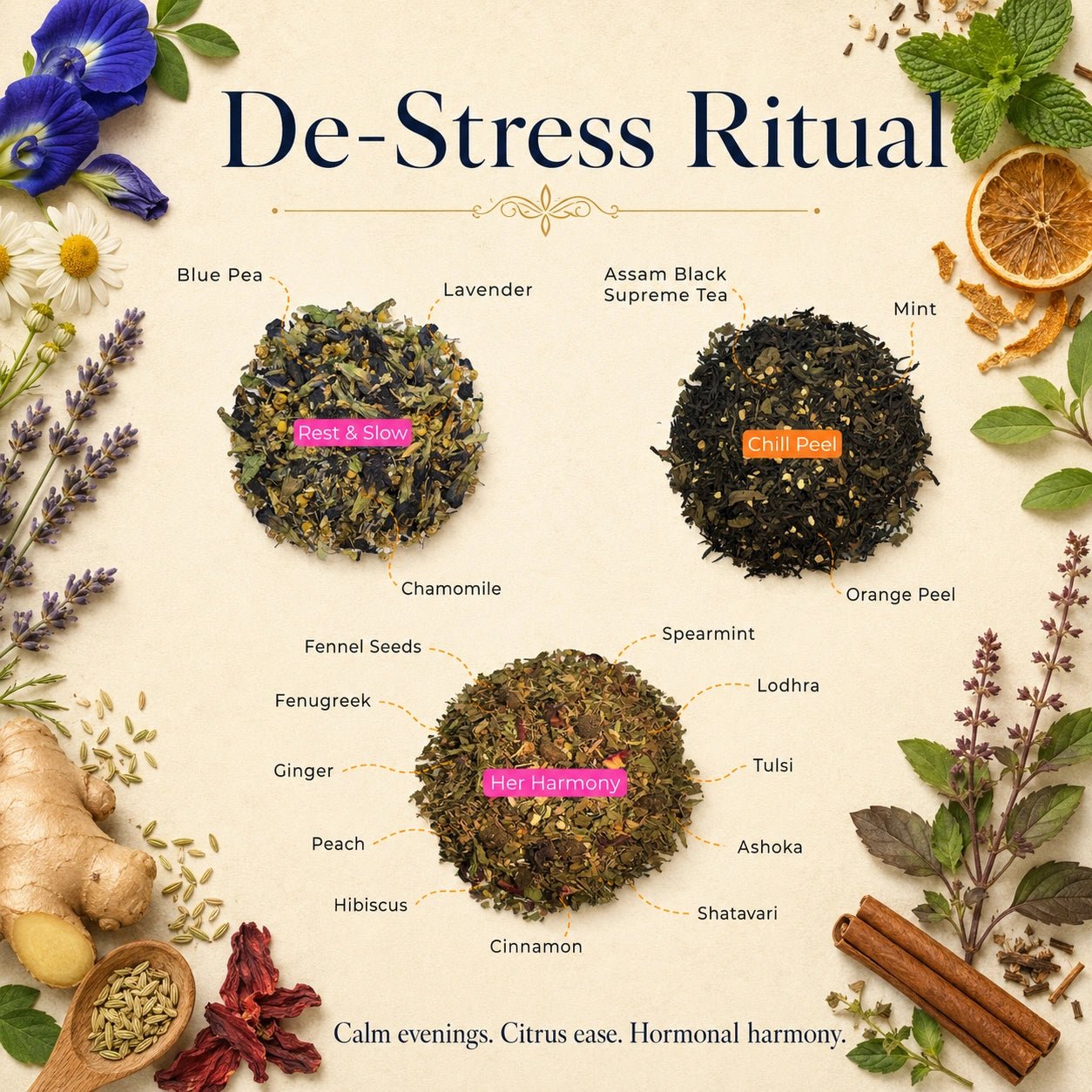 De - Stress Ritual (Chill Peel, Rest & Slow, Her Harmony) - Innofus