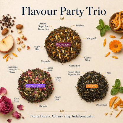 Flavour Party Trio (Velvet Currant, Chill Peel, Rooigasm) - Innofus
