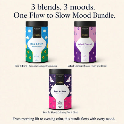 Flow to Slow Mood Bundle ( Rest & Slow, Rise & Flow, Velvet Currant ) - Innofus