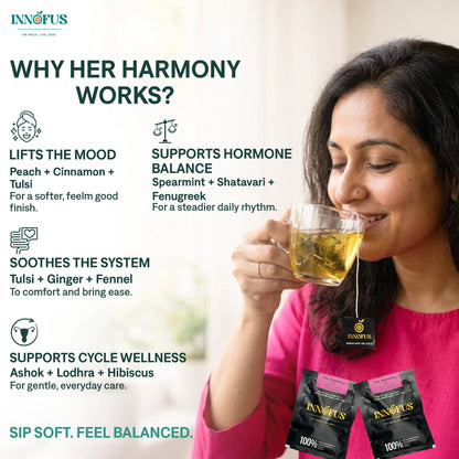 Her Harmony - Women's Wellness Herbal Tea Blend - Innofus