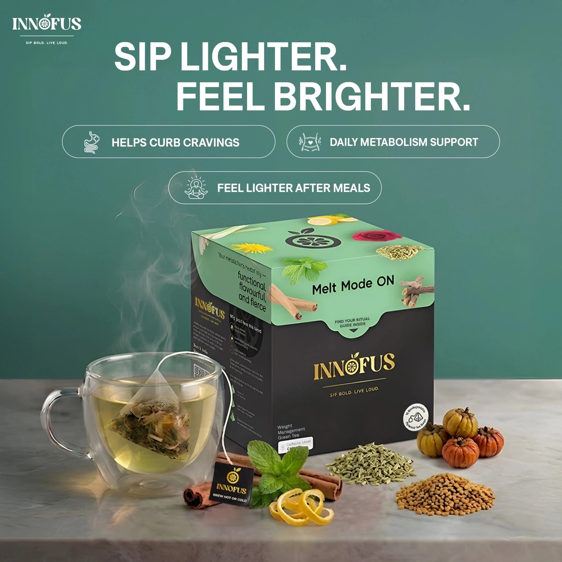 Melt Mode ON - Weight Management Green Tea Blend - Innofus