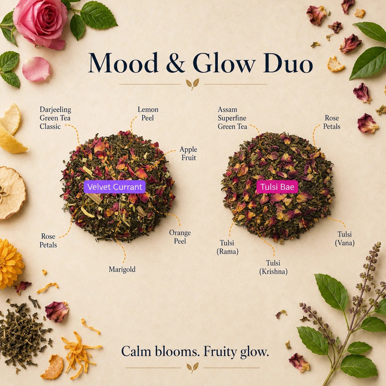 Mood & Glow Duo (Velvet Currant, Tulsi Bae) - Innofus