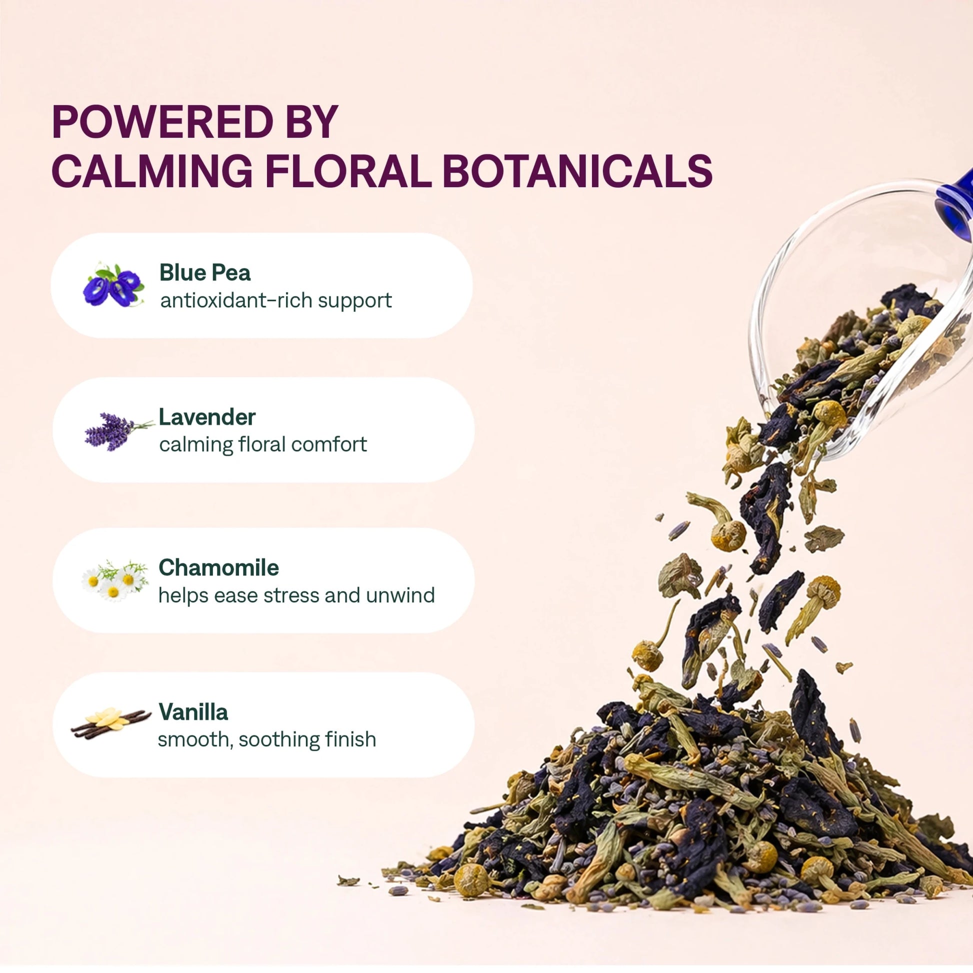 Rest and Slow - Calming Floral Herbal Tea Blend - Innofus
