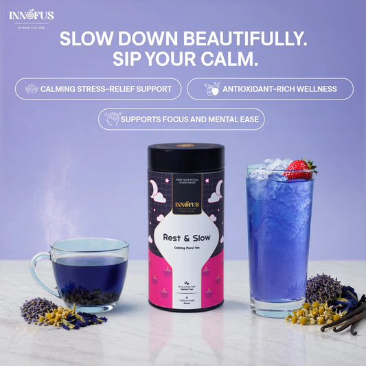 Rest and Slow - Calming Floral Herbal Tea Blend - Innofus