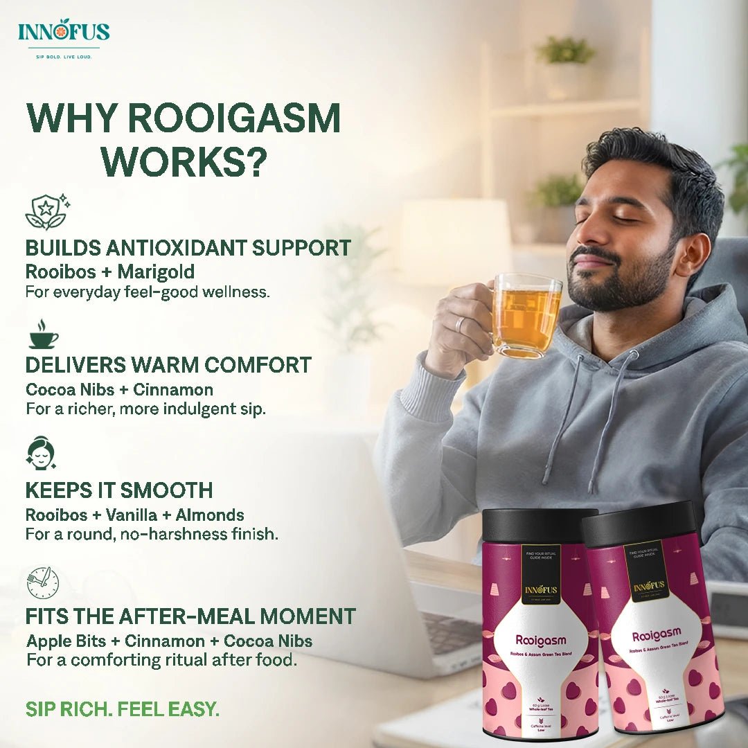 Rooigasm - Rooibos and Assam Green Tea Blend - Innofus