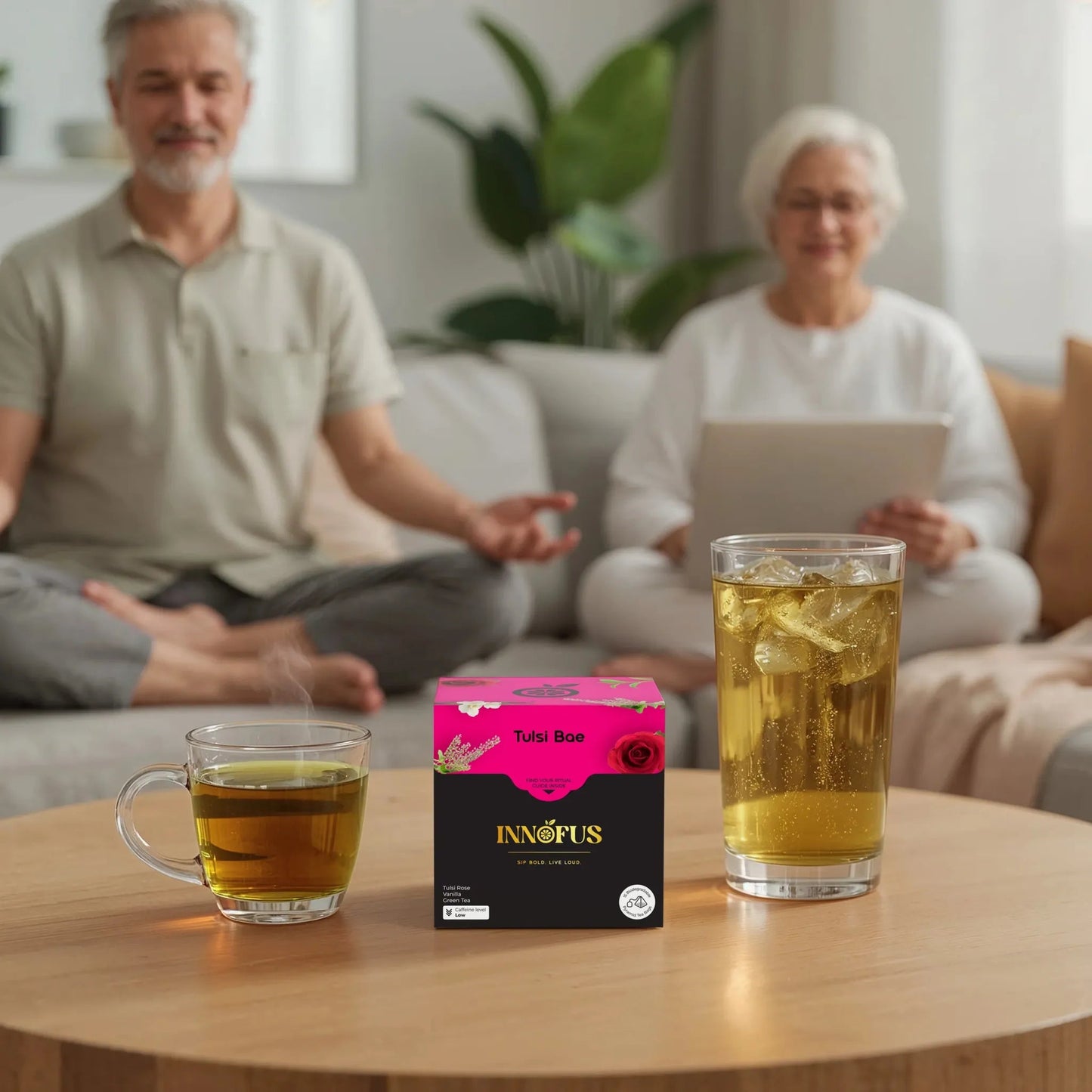 Tulsi Bae - Tulsi Rose Vanilla Green Tea Blend - Innofus