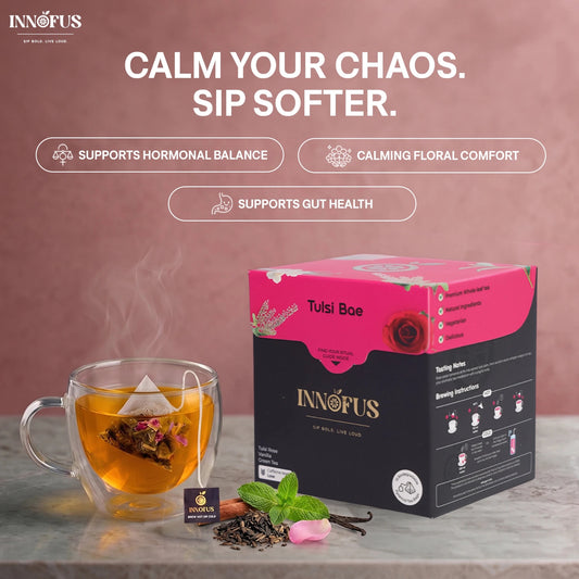 Tulsi Bae - Tulsi Rose Vanilla Green Tea Blend - Innofus